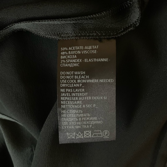 NWOT Ann Demeulemeester little Black Satin Sleeveless Dress - Picture 8 of 12